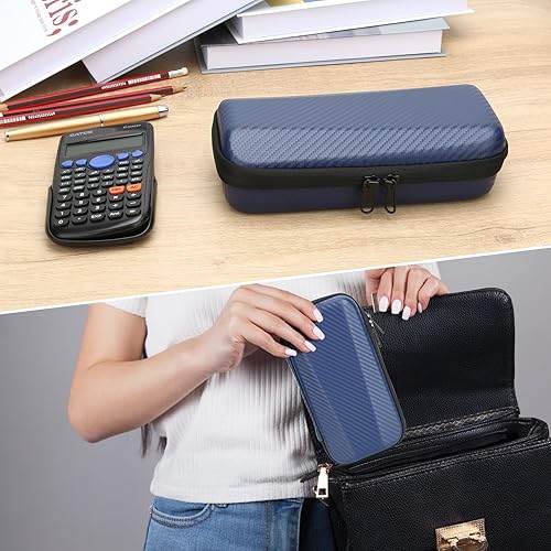 Miniatura 6 de Funda para calculadora gráfica para Texas Instruments TI-84 Plus CETI-83 Plus CETI-84 PlusCasio fx-9750GII, caja de almacenamiento protectora con