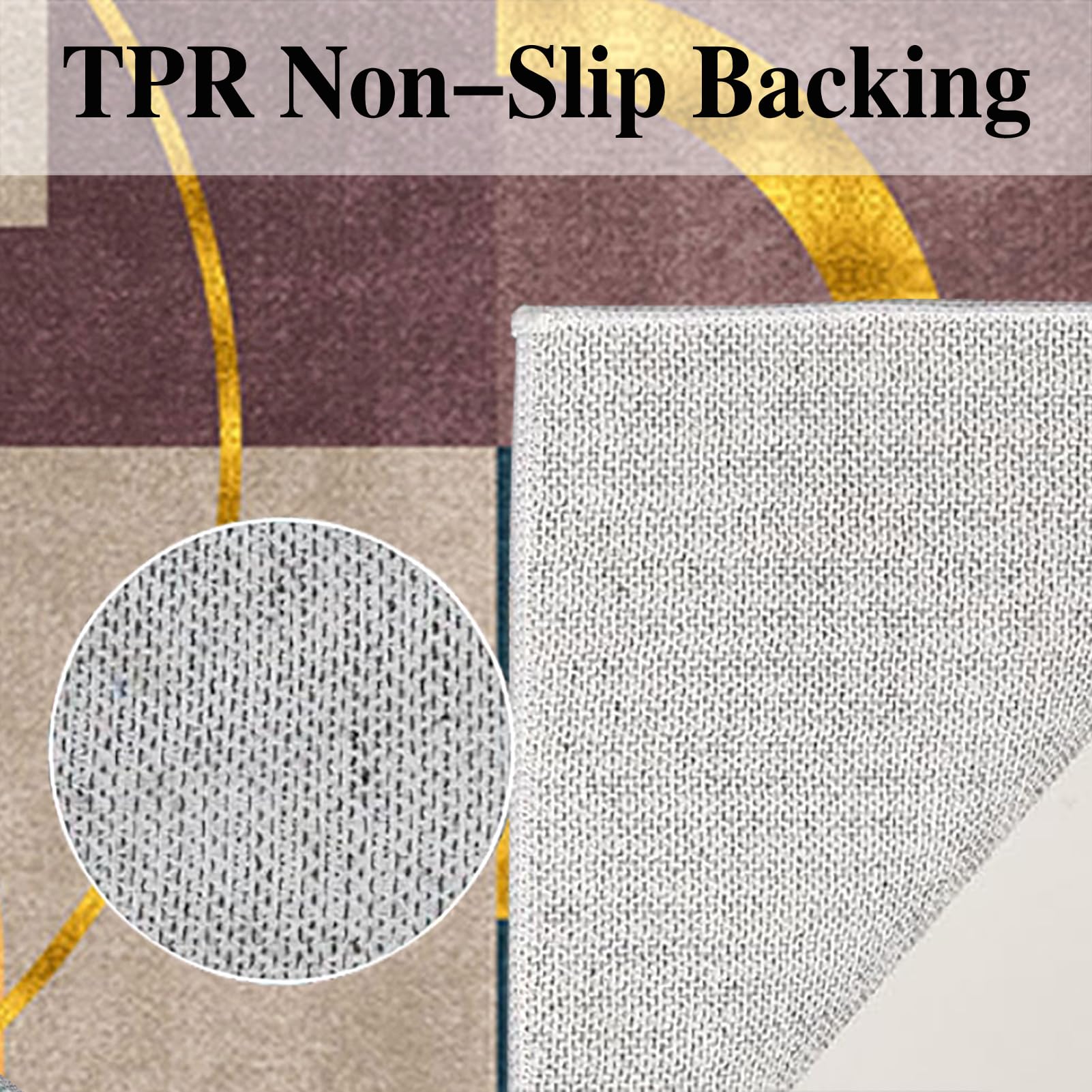 Sedia Ufficio Tappeto Rotondo Gaming Pavimento Tappetino di Protectors Pavimenti per Parquet Piastrelle Tappeto Salvapavimento Tappetino Tappetino Rotondo per Pavimento Multiuso 90 cm
