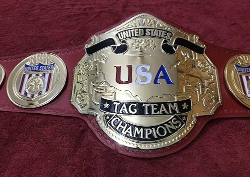 NWA USA Tag Team Wrestling Championship Título Réplica Cinturón