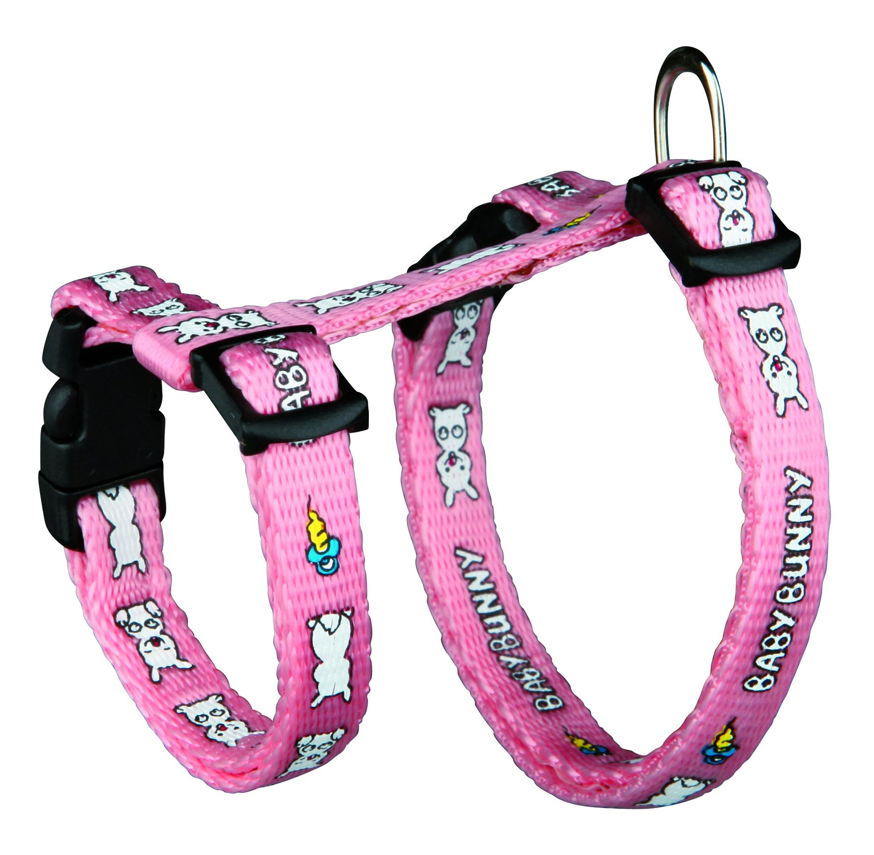Trixie Harnais avec Laisse pour Petits Lapins Nylon 20–33 cm/8 mm 125 M - Coloris aléatoire