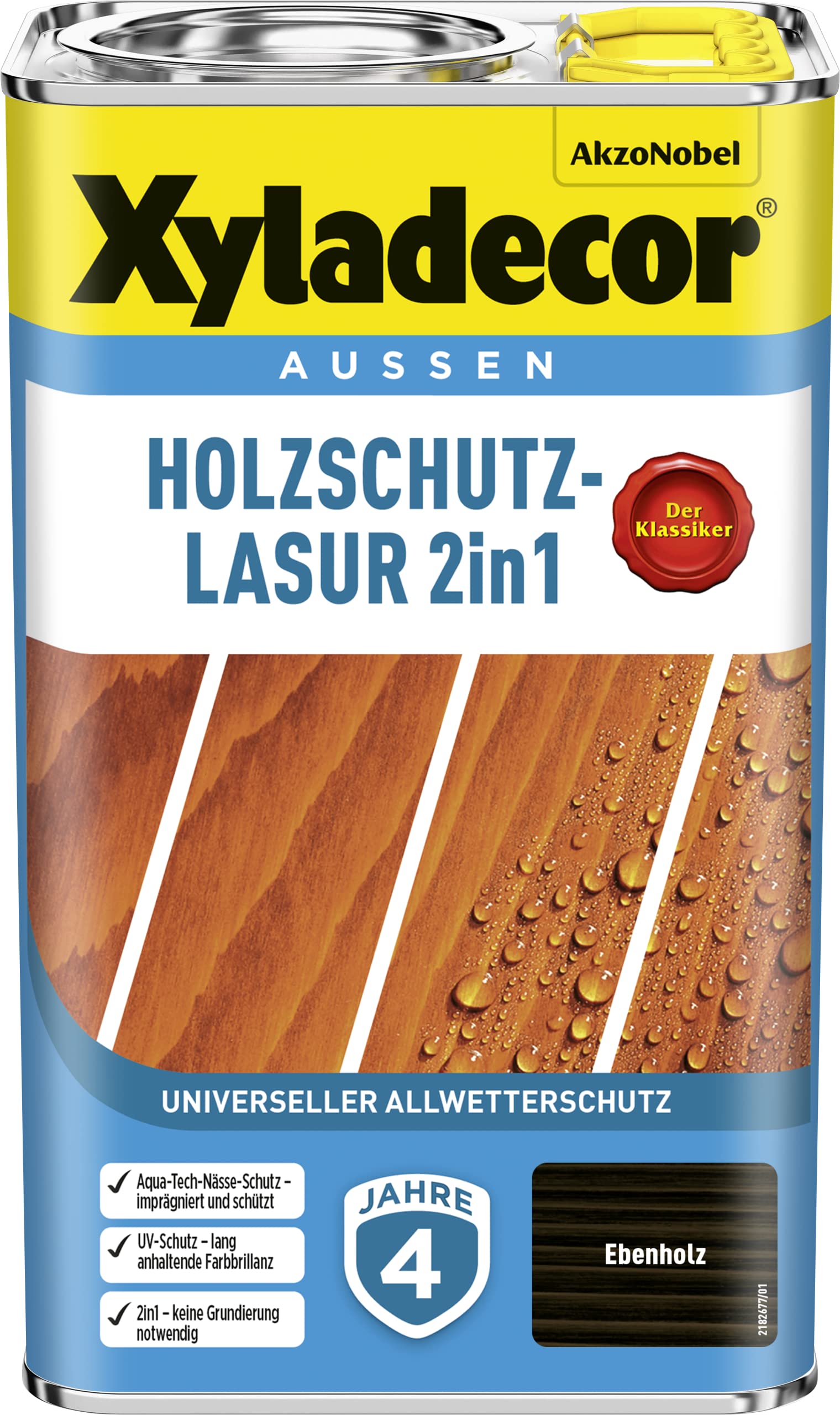 Xyladecor Wood Preservative Stain 204 Ebony 2.5 litres — image 1