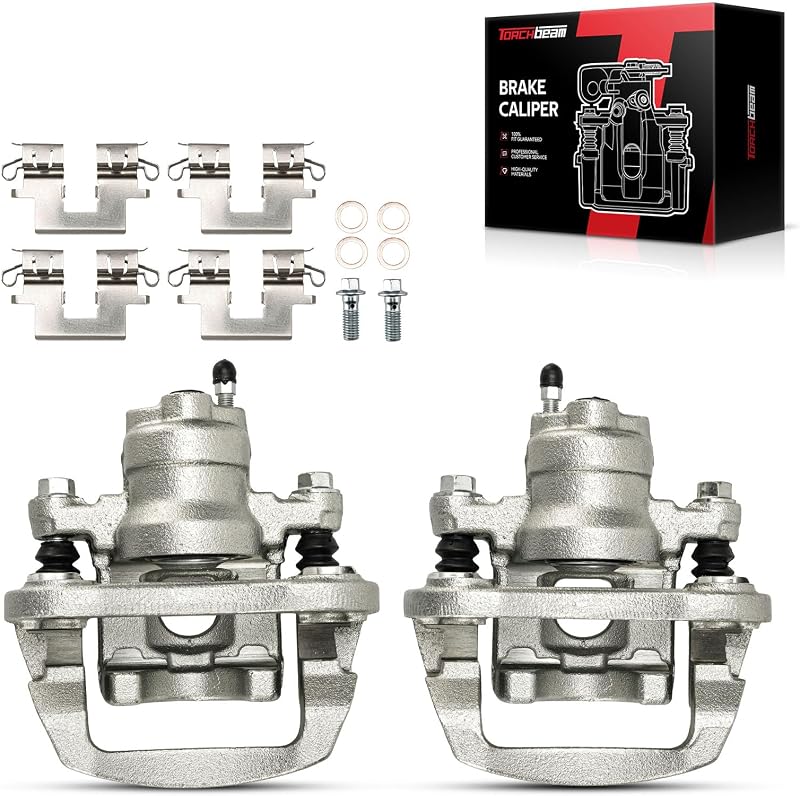 Pinças de freio traseiras Torchbeam com suporte para Toyota Highlander 2004–2007 – Conjunto com 2