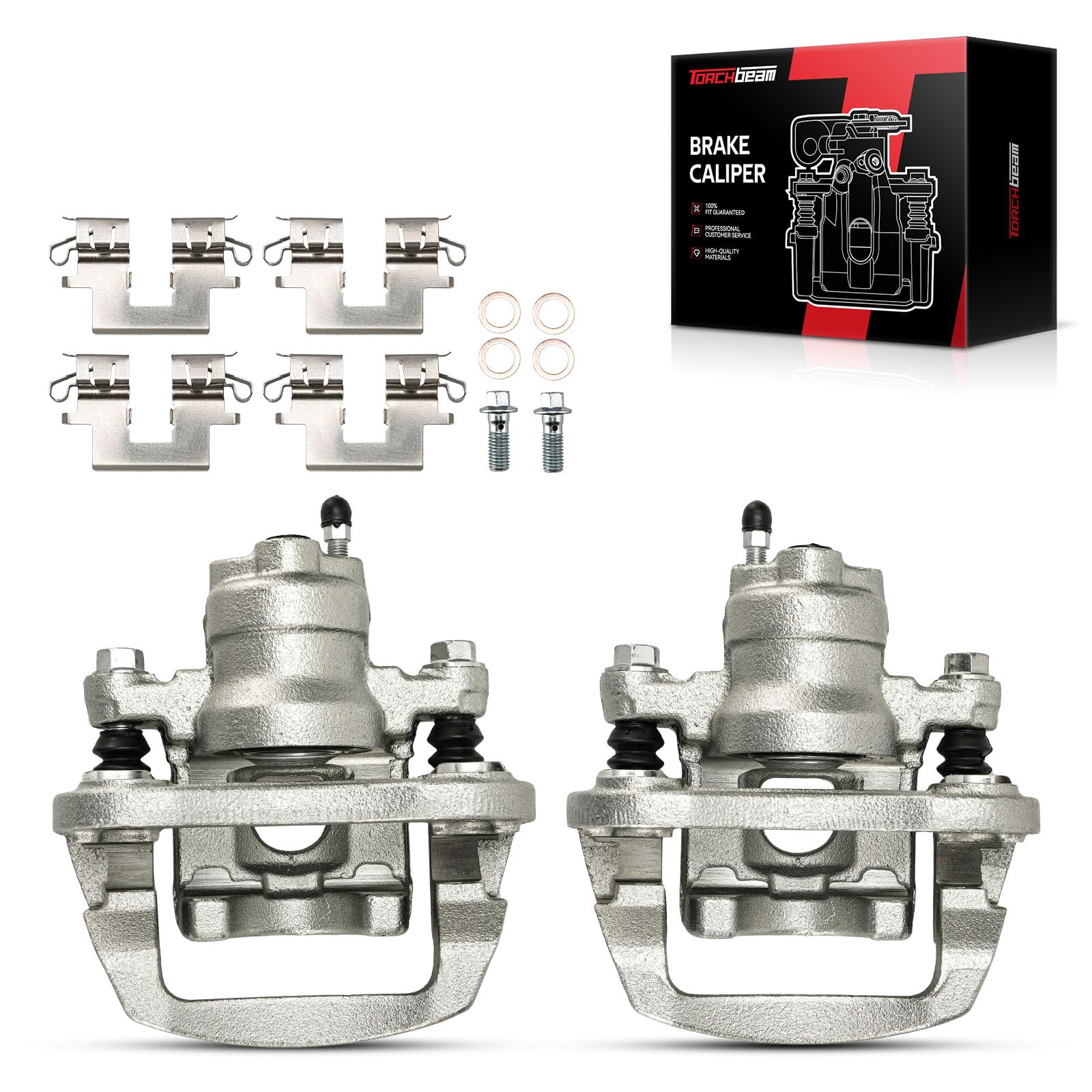 Torchbeam Rear Brake Calipers Set for Toyota Highlander 2004-2007