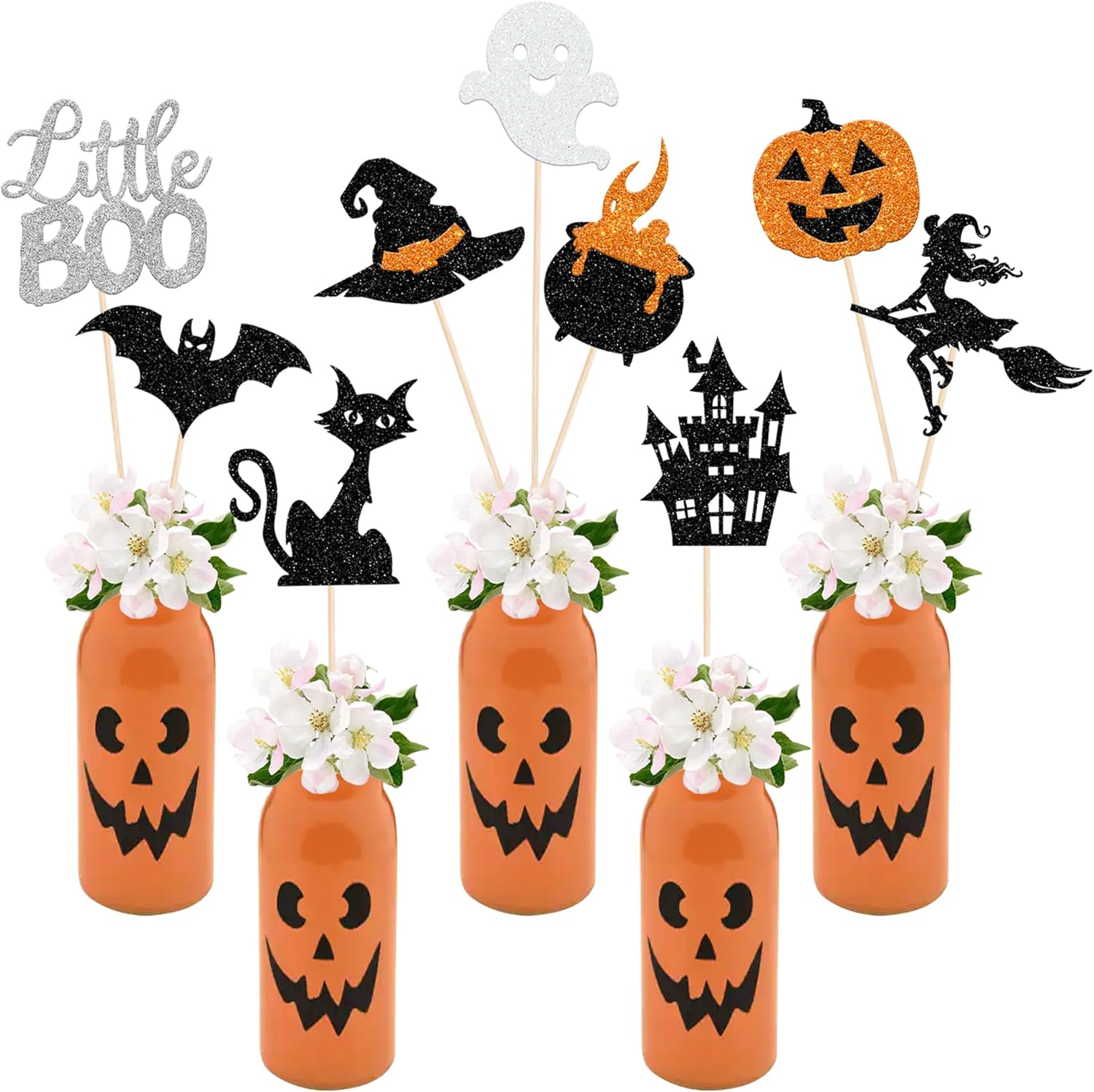 9 Pack Halloween Centerpiece Sticks, Halloween Party