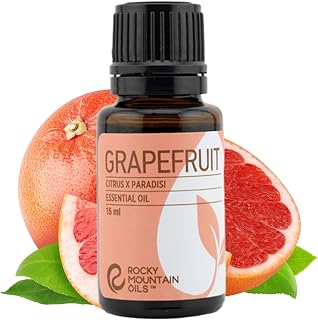 Rocky Mountain Oils Grapefruit Essential Oil 15 ml - Pure Essential Oils for Diffusers | Organic Grapefruit Aroma Blends for Home Use | Therapeutic Grade Natural Oils | Aromatherapy Diffuser Oil