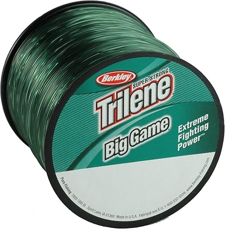 Berkley Trilene® Big Game™, Green, 25lb | 11.3kg, 595yd | 544m Monofilament Fishing Line, Suitable for Saltwater and Freshwater Environments