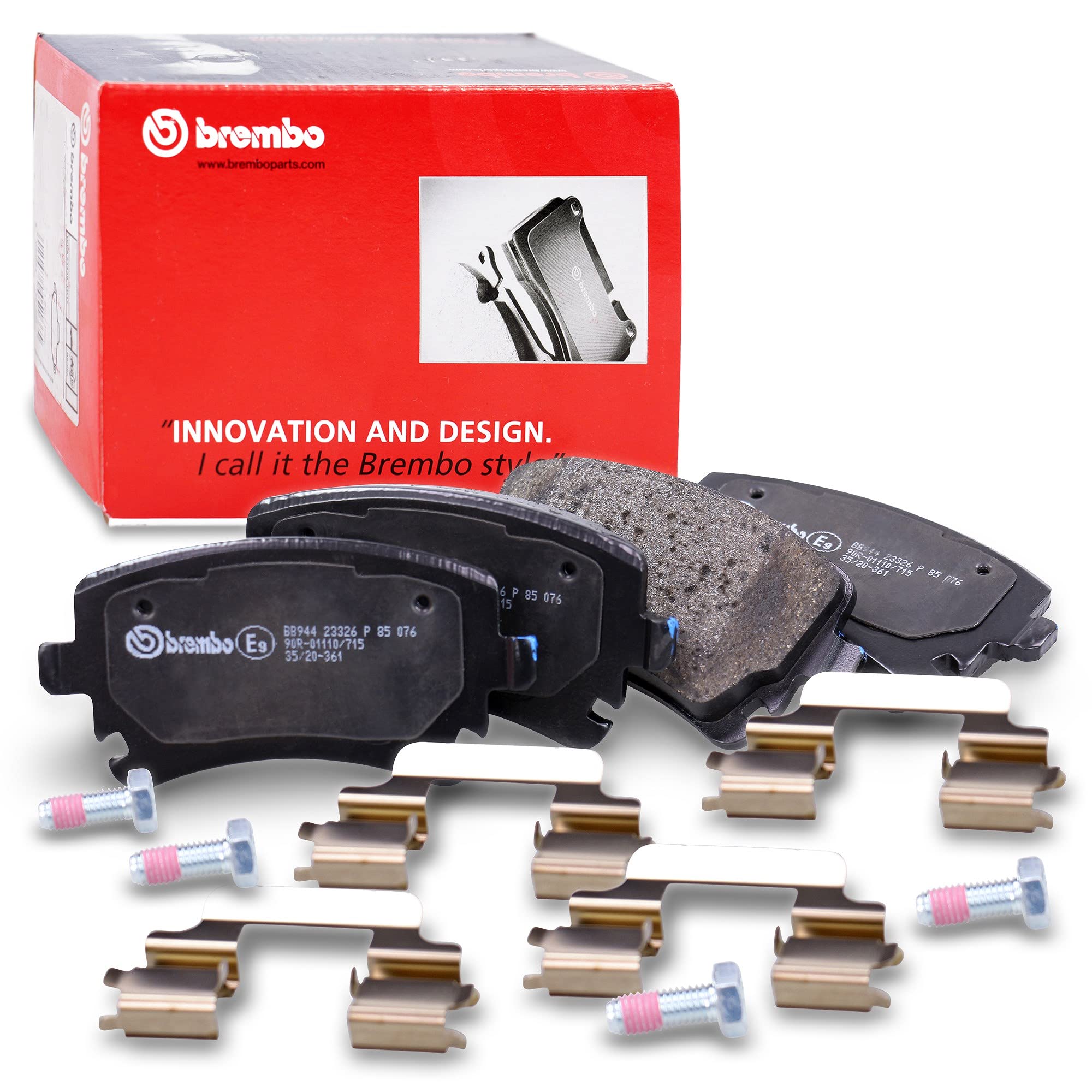 Brembo P 44 001 - Pastiglia Freno - Posteriore