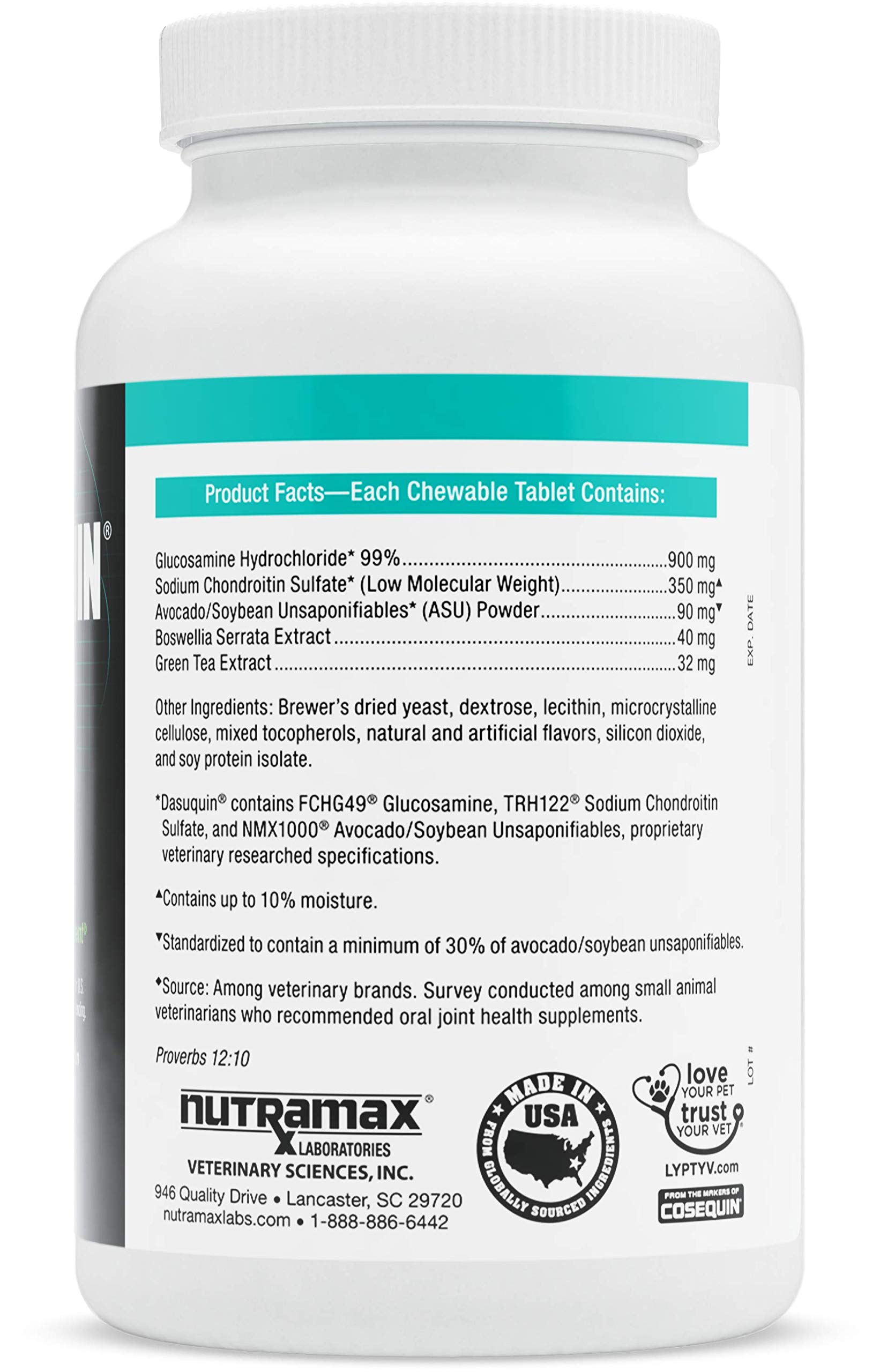 Nutramax Dasuquin Joint Health Supplement for Large Dogs With