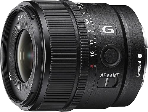 Miniatura 7 de Sony Paquete de lentes E de 0.591 in f1.4 G con filtro de vidrio UV de 2.165 in + kit de limpieza de cámara de 5 piezas + bolígrafo de lente de