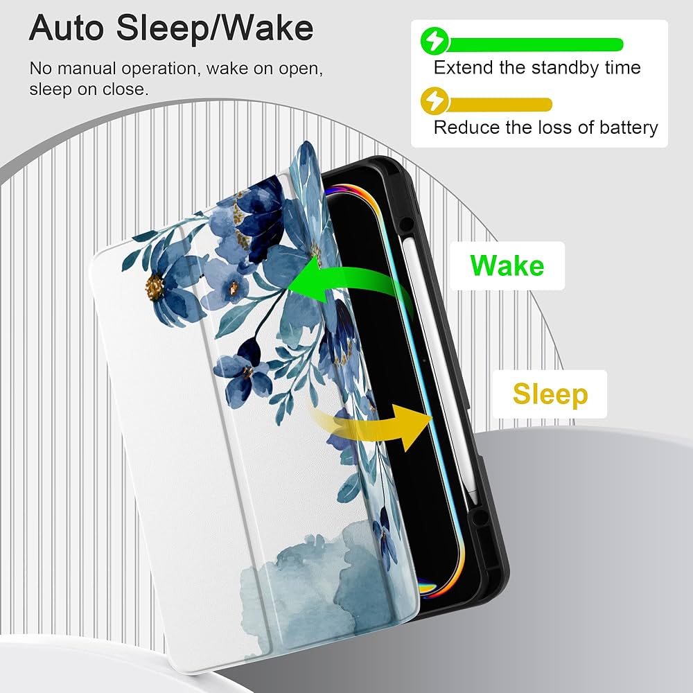 【美品】HERMES iPadケース　▫︎R刻印　ブルーサファイヤ Amazon.com: Yebiseven Case for M4 iPad Pro 13 inch 2024