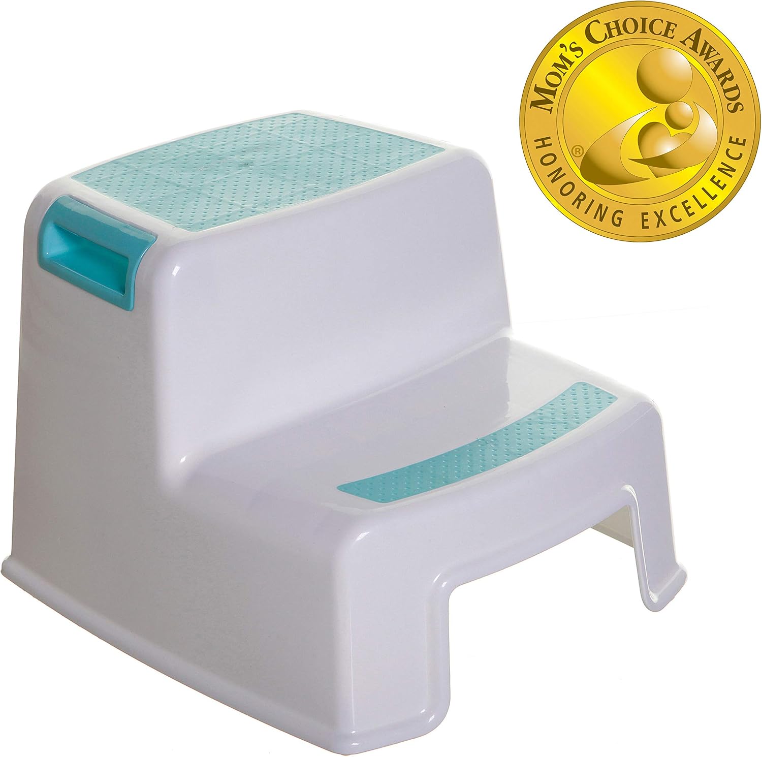 Dreambaby 2-Step Stool - Aqua, White