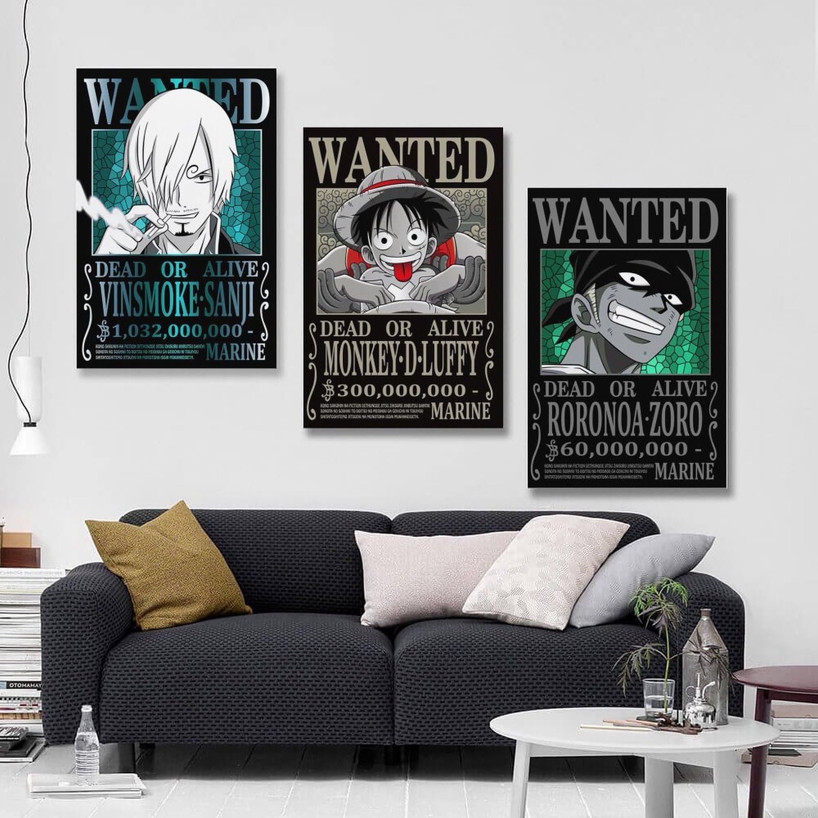 Poster Sur Toile « One Piece Wanted » – Impression Moderne 30 X 45 Cm, Déco Chambre Ou Bureau - 6