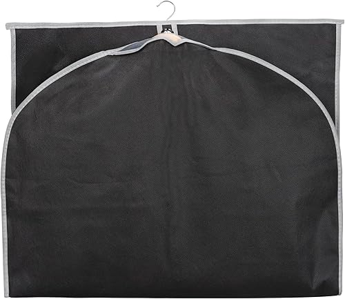 Vista 17 de Syeeiex Bolsa de traje de 40 pulgadas, juego de 5 bolsas de ropa para colgar ropa, bolsas para hombres o mujeres, bolsas de ropa para trajes