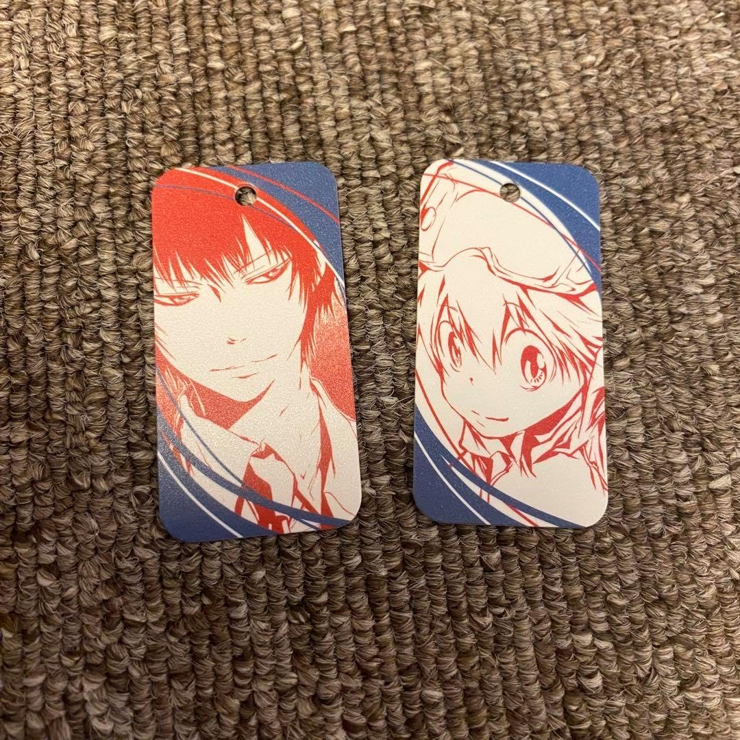 ジャンプフェア 2009 アニメイト キャラプレート 沢田綱吉 雲雀恭弥