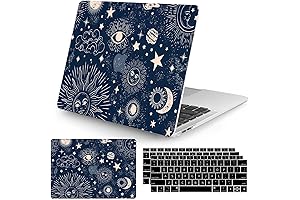 Seorsok MacBook Air 13 Inch Case - Moon & Stars