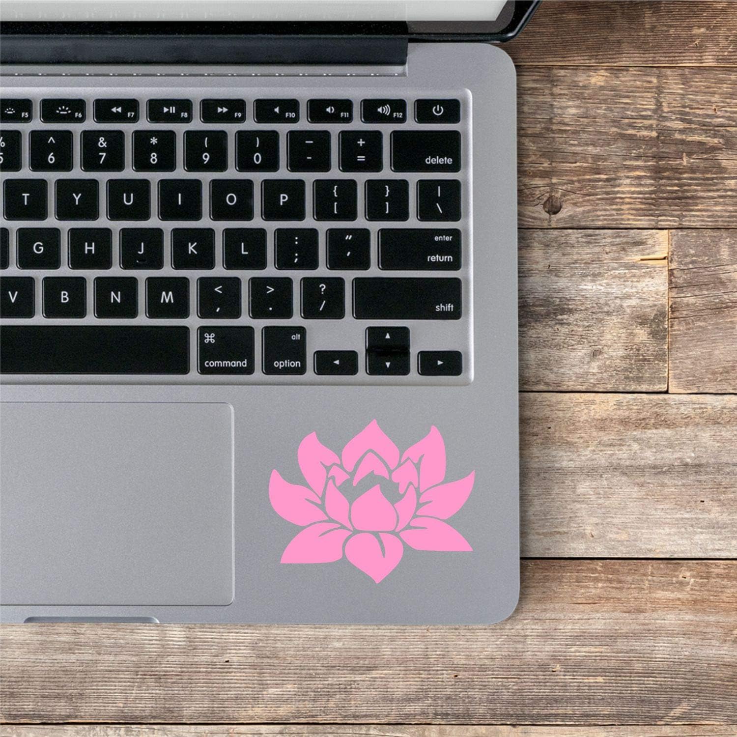 Sunset Graphics & Decals Lotus Flower Vinyl Decal for Laptop Phone Trackpad Keyboard Computer Tumbler Floral | Light Pink | 2.5 inches | SGD000129A