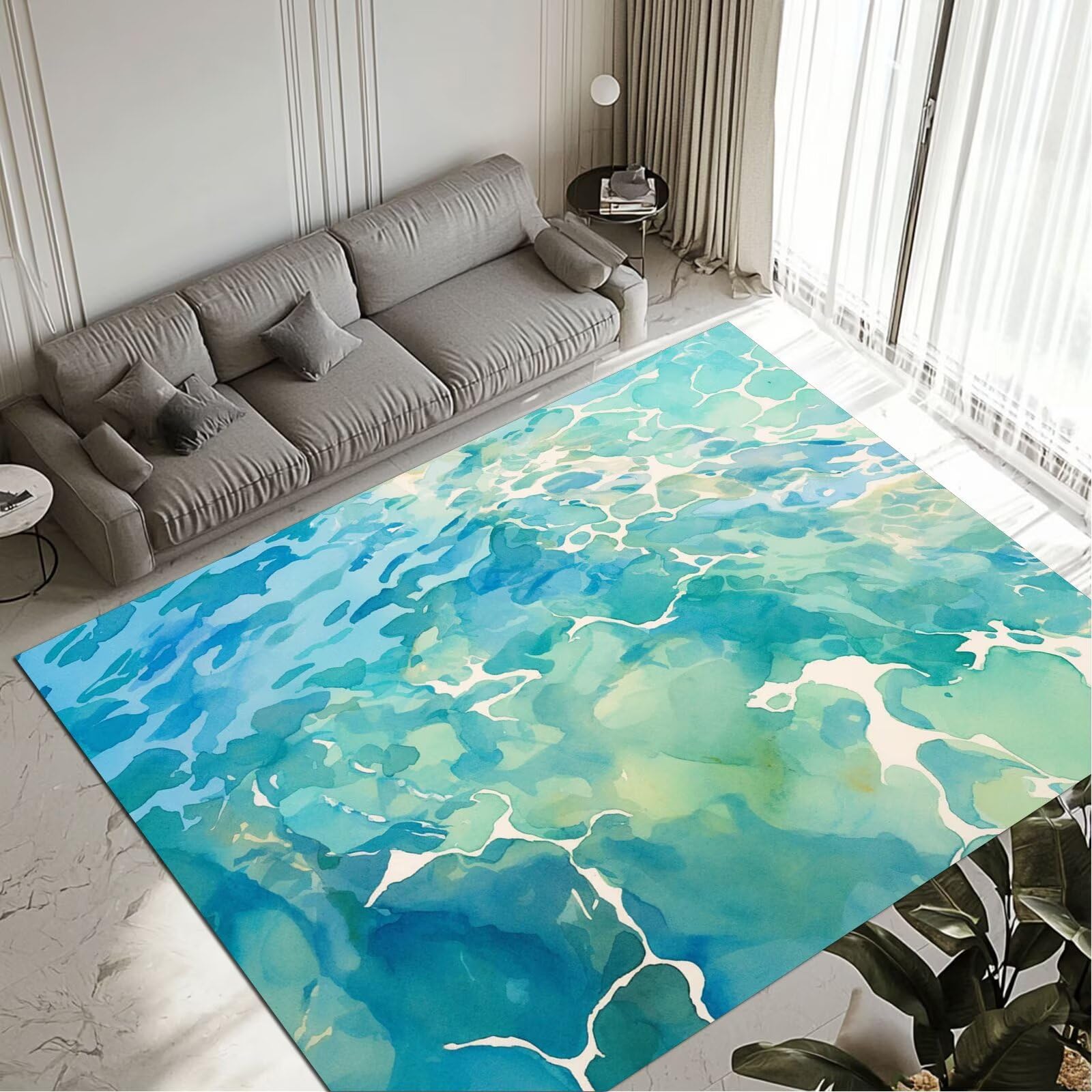 Tapis Sea petit tapis de salon de 50x80cm pour décoration intérieure de couloir