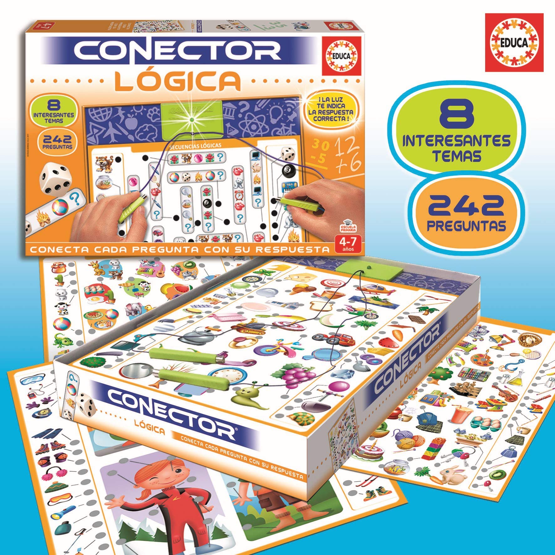 Educa - Logic Connector Educational Game for Children Multicoloured (17201), Medium - Image 4