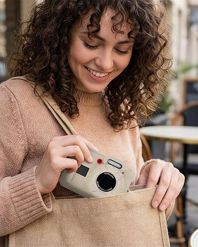 Miniatura 5 de Funda de silicona para cámara digital Kodak Pixpro wpz2 con cubierta extraíble para lente y protector de pantalla y cordón para accesorios Ckodak