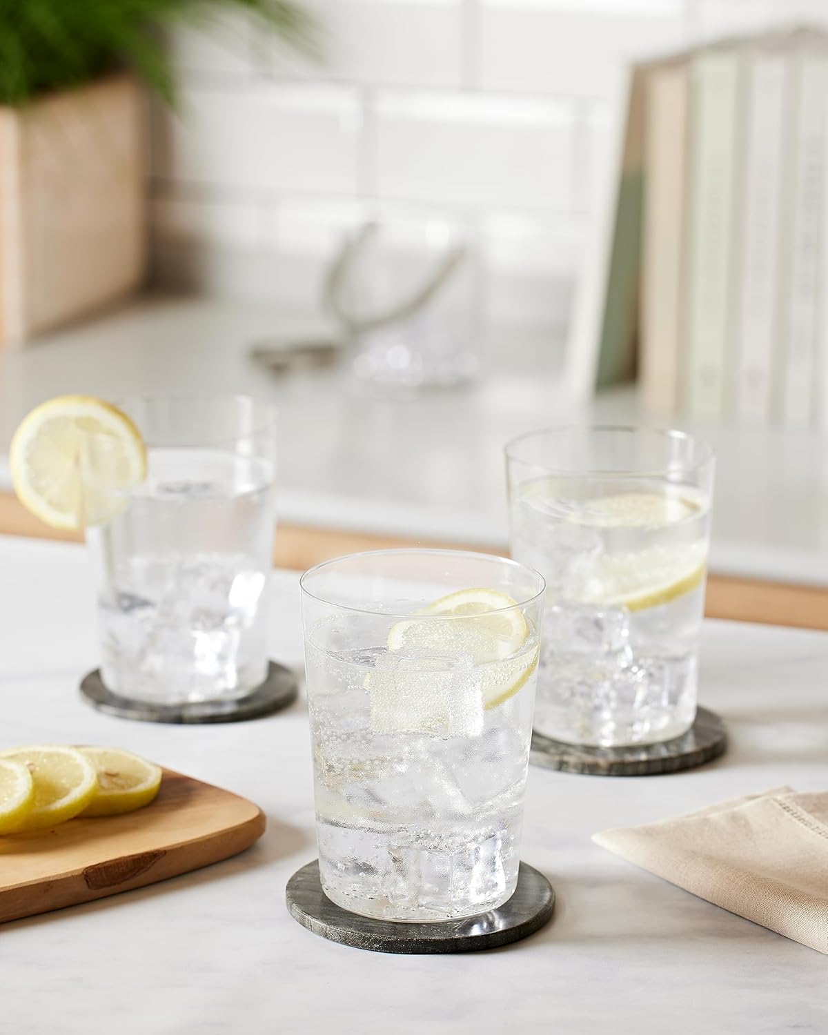 H&H Starck Set of 6 Cocktail Glasses, Ultra-Thin Glass, 500 ml