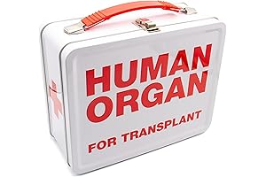 AQUARIUS Human Organ Large Fun Box: Sturdy Metal Lunch Box Vintage Collectible