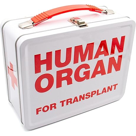 AQUARIUS Human Organ Large Fun Box: Sturdy Metal Lunch Box Vintage Collectible
