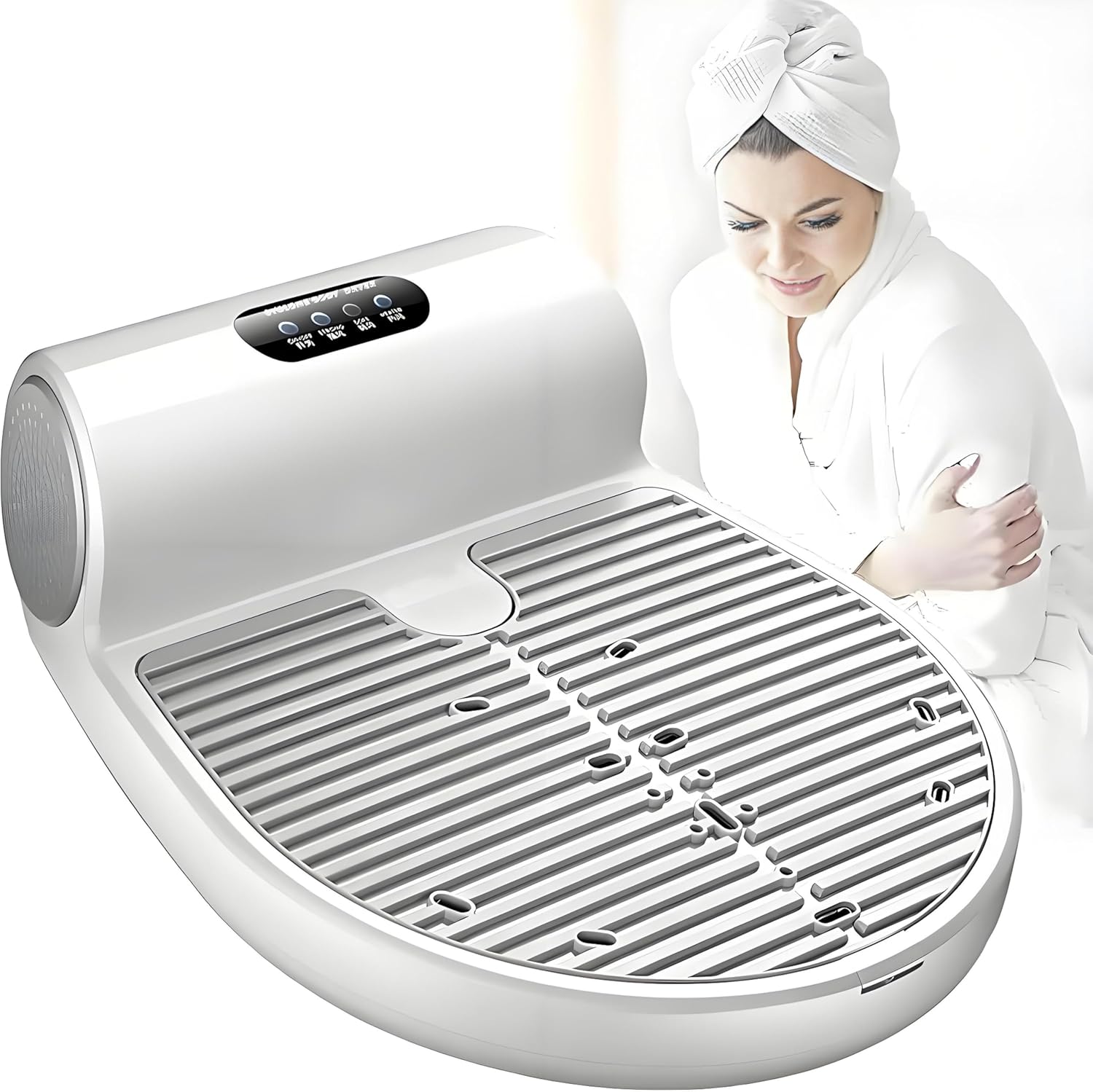 Portable Body Dryer with Negative Ion Purification and Built-in Scale, 1350W, for Quick Drying in Bathrooms, Hotels, and Gyms