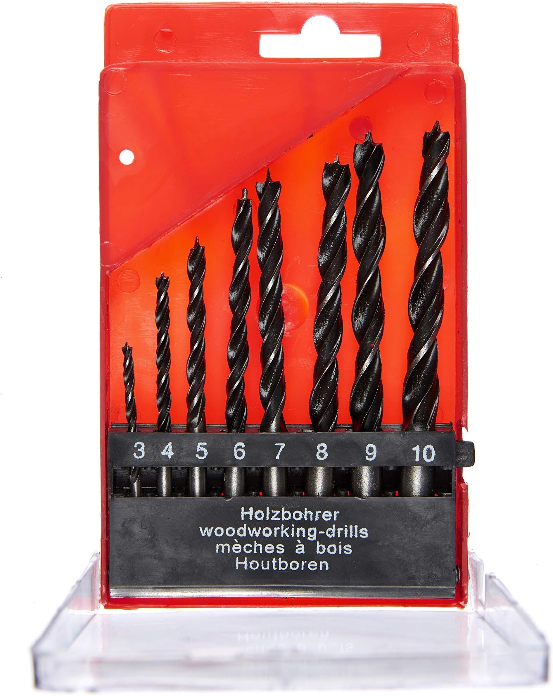 Amtech F1500 8 Piece wood drill bit set