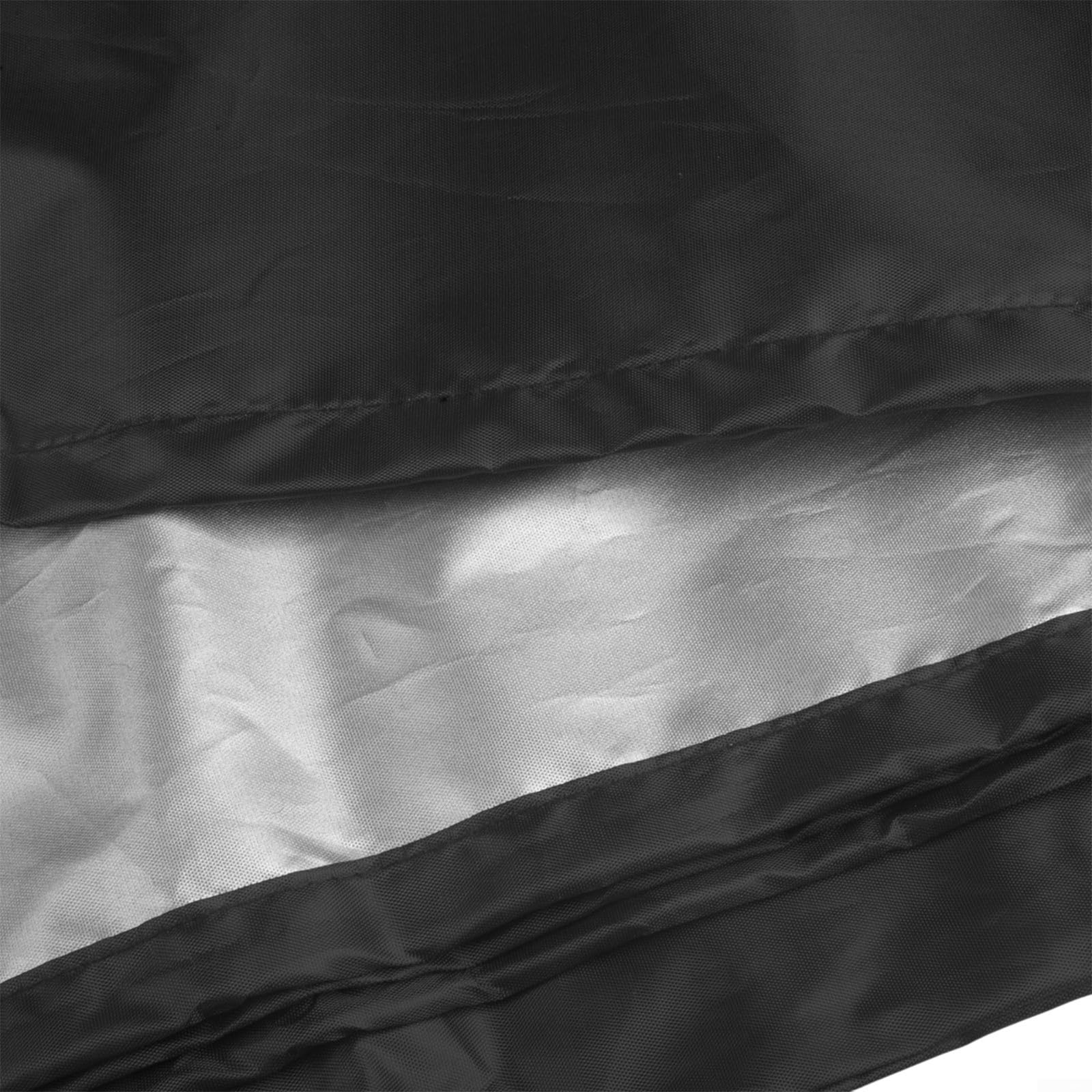 Copertura per telescopio per esterni, 160 x 120 cm, resistente tessuto Oxford 420D, impermeabile e salvaspazio, nero o grigio (nero)