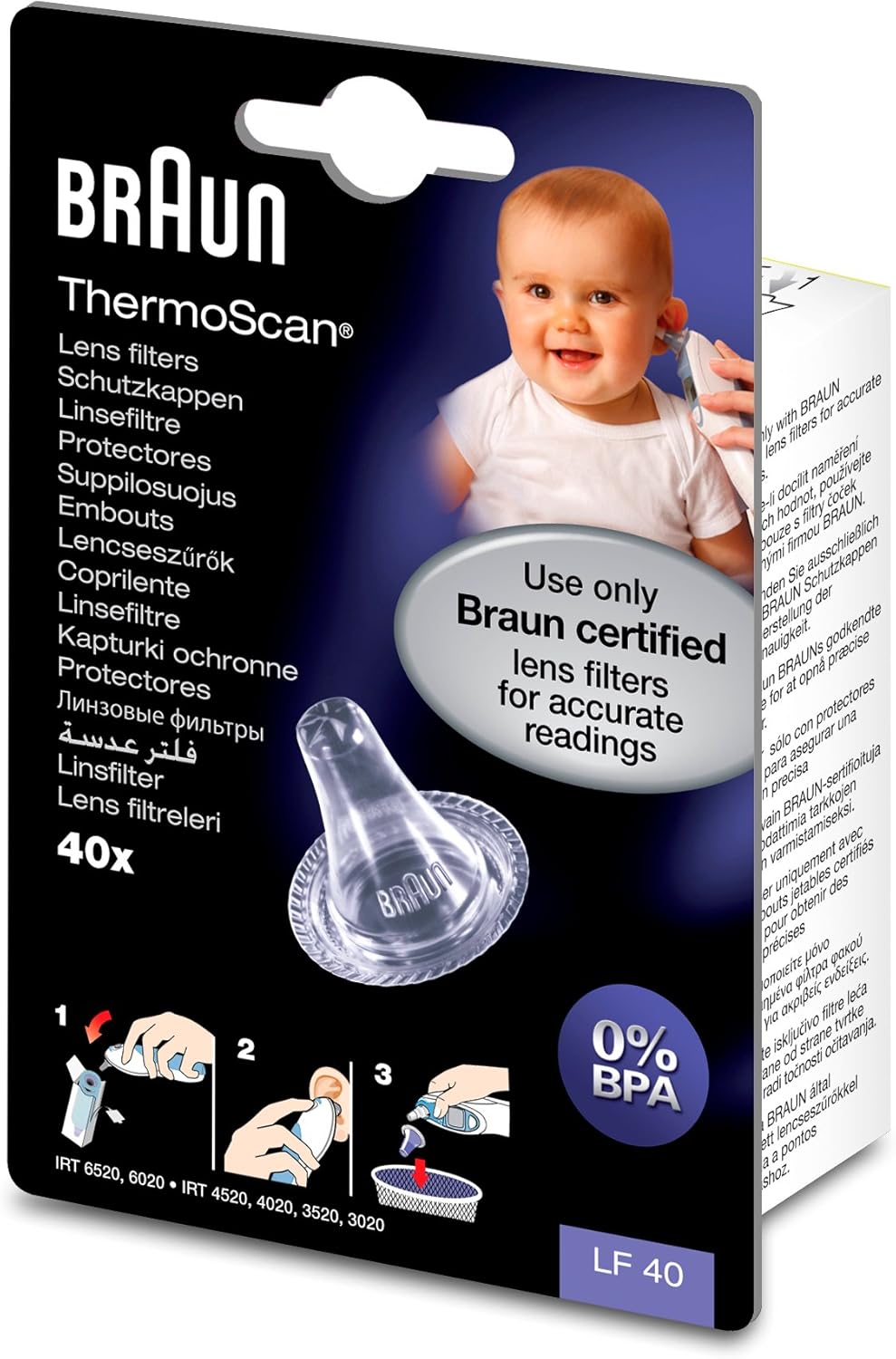 Braun ThermoScan Hygiene caps for Ear ThermometersPack of