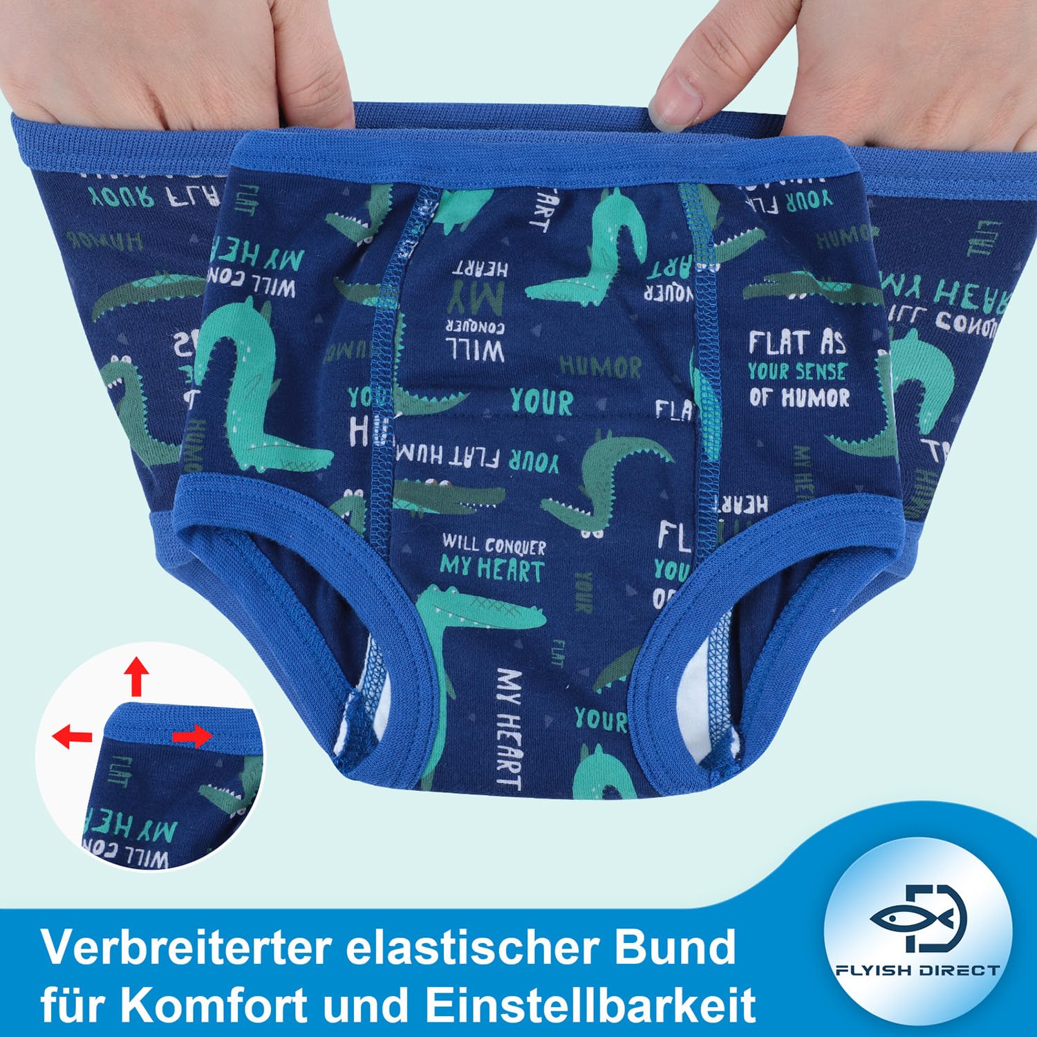 FLYISH DIRECT 2er Pack Kinder Töpfchen Trainingshose, Baby Trainingsunterwäsche – nur für kleine Unfälle