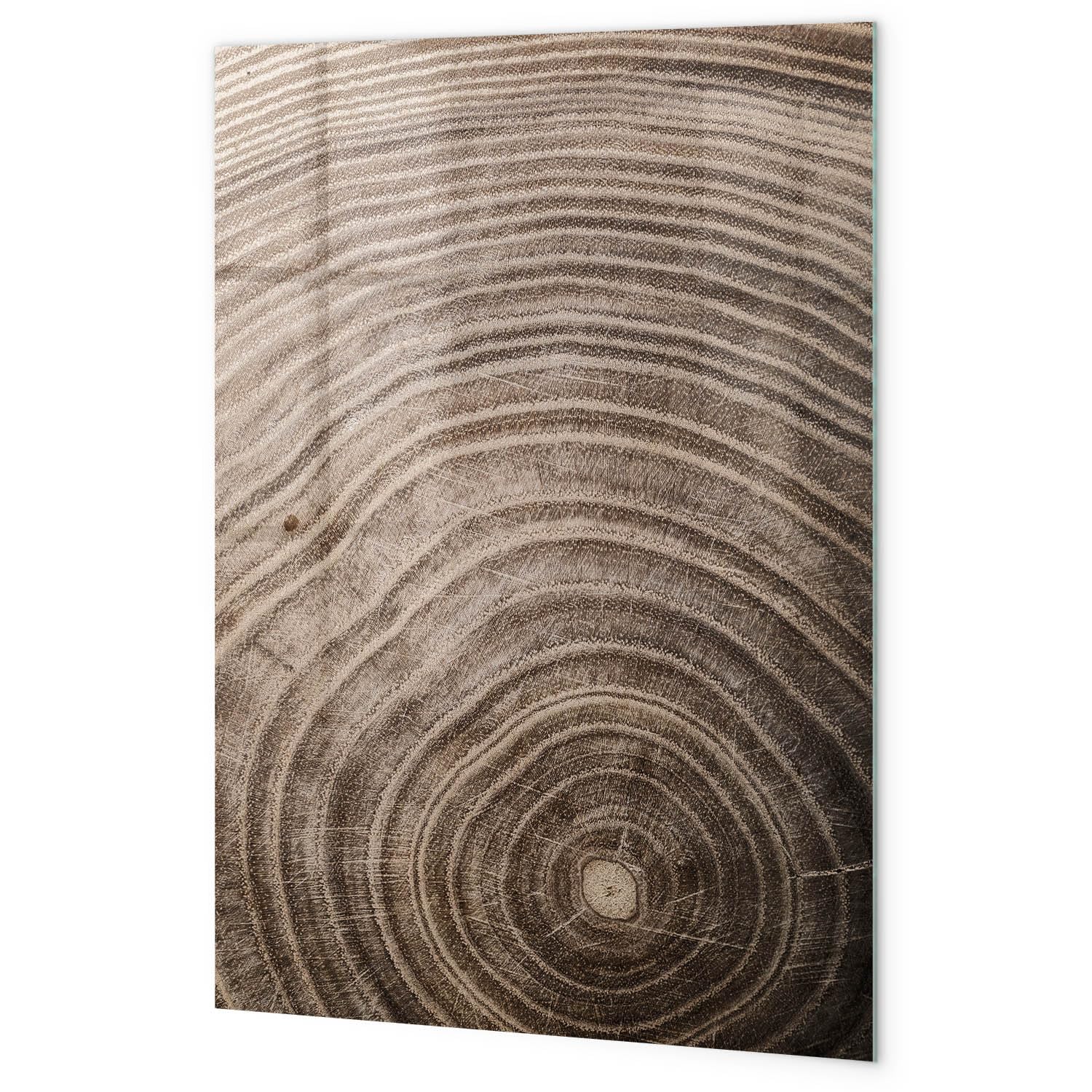 Lavagna in vetro magnetica da parete 60x120 cm | Venature del legno