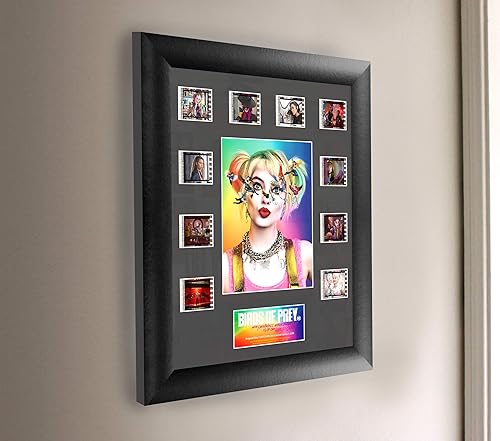 Miniatura 8 de Trend Setters DC Comics - Birds of Prey - Harley Quinn y Hyena - Presentación de escritorio MiniCell FilmCells de 7" x 5" - Con clip de película de