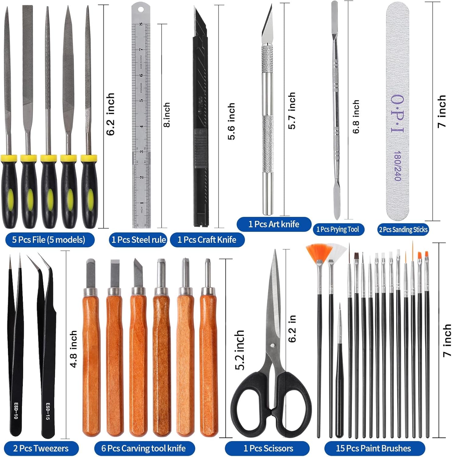 163 Pcs Pro Grade for Model Tool Kits,Hobby Tool Sets,lncluding Electric Polishing Machine & Aluminum Alloy Tool Box,for Gundam Model Kits,Basic Model Building,Repairing and Remove,Art and Crafts etc