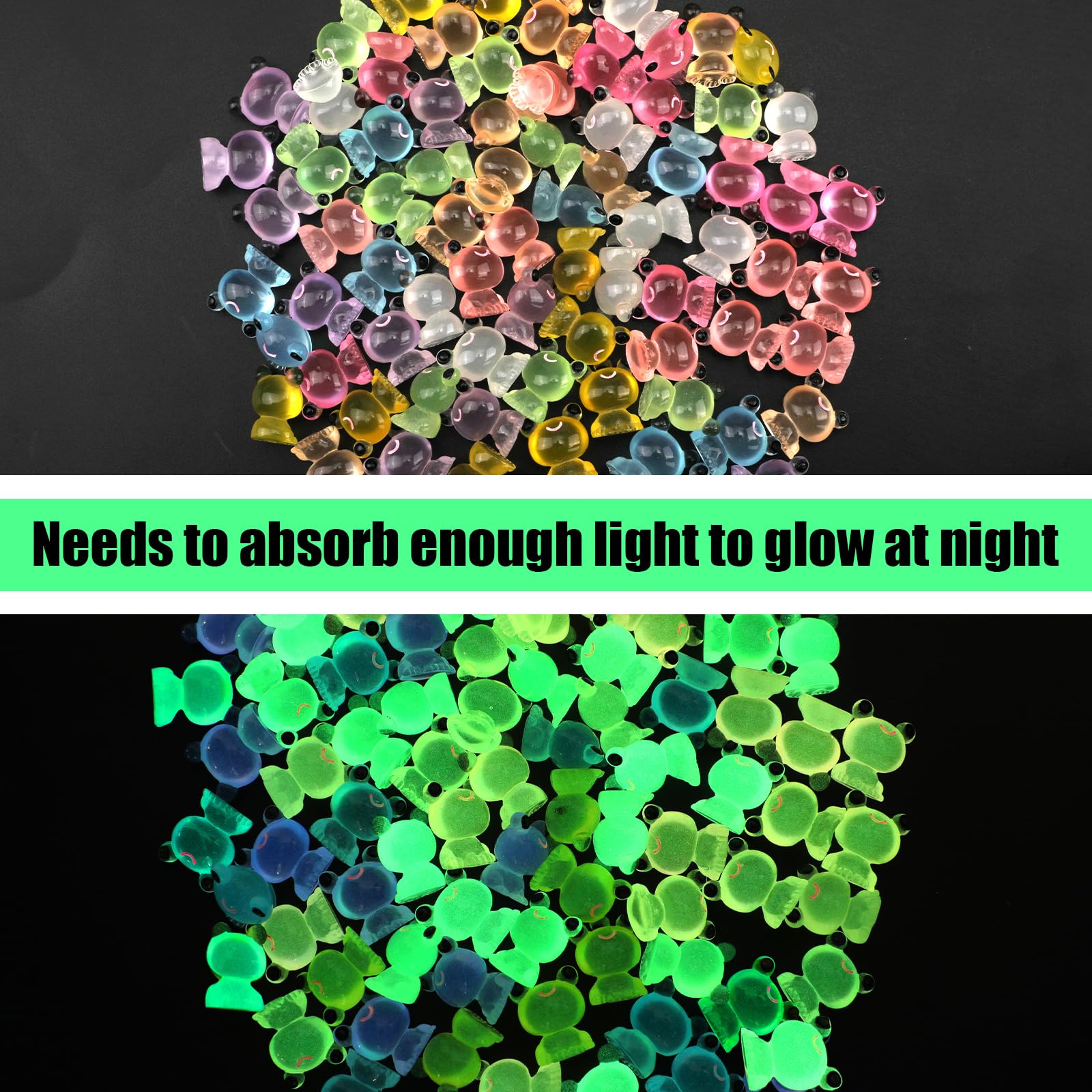 Mini Rane Luminose Che Brillano Al Buio, Miniature Decorative Per Giardini Delle Fate Miniature Fai Da Te B~p132165538