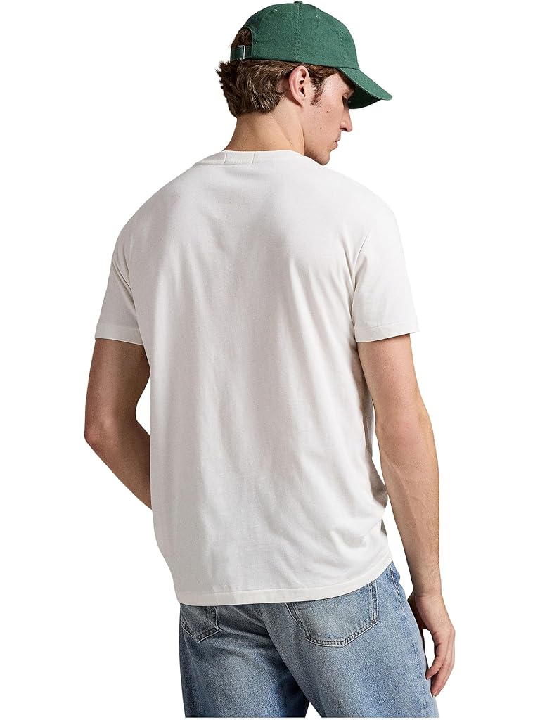 White Polo Ralph Lauren Classic Fit Polo Bear Jersey T-Shirt