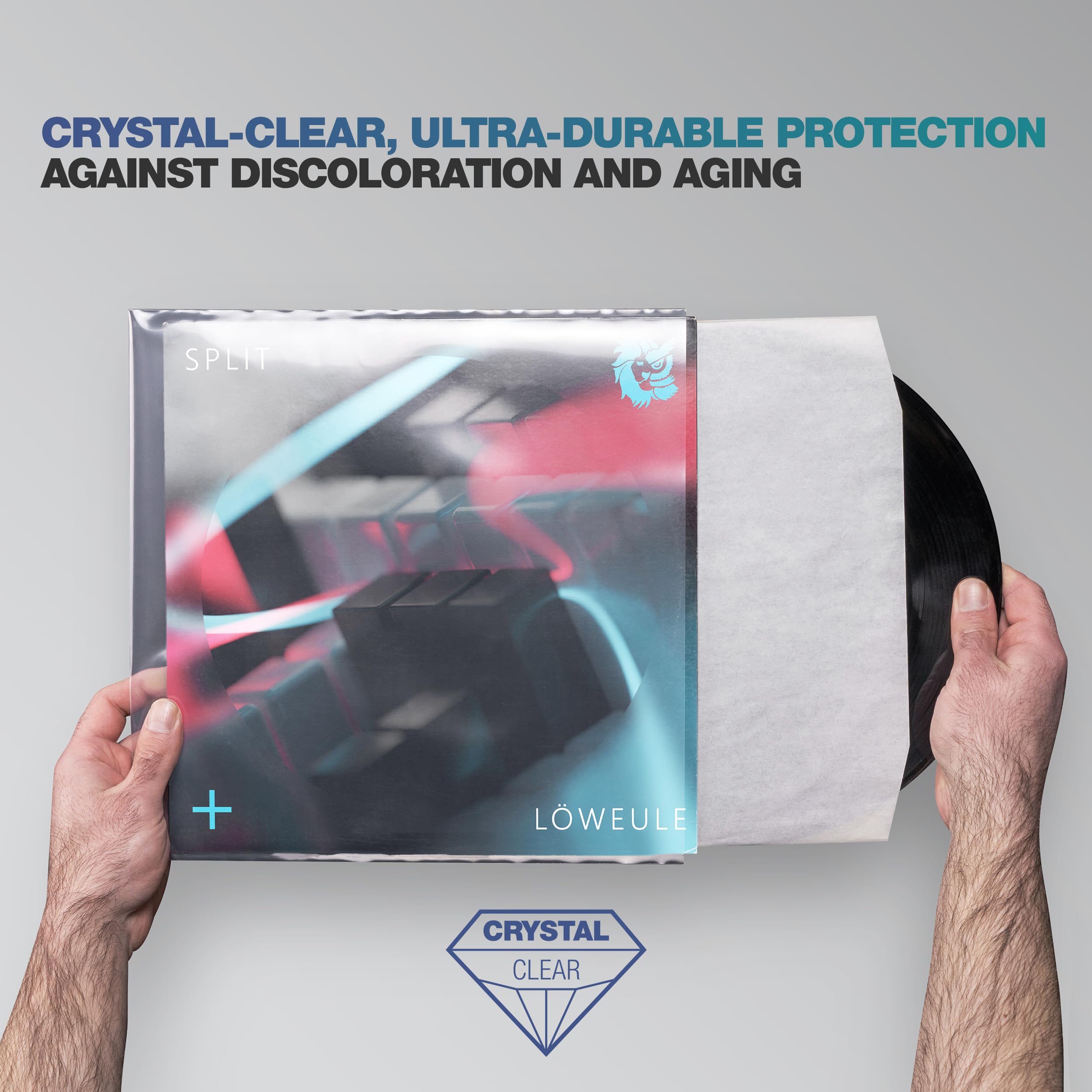 Reloop Premium 12“ Vinyl LP Outer Sleeves(100 pcs.) - Protection premium pour les collections de vinyles