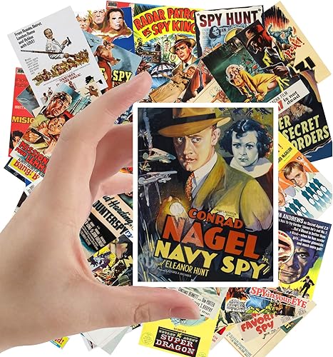 Miniatura 17 de Calcomanías grandes (24 piezas de 2.5 x 3.5 pulgadas) Giallo Slasher WIP Vintage Trash Pósters de películas de terror