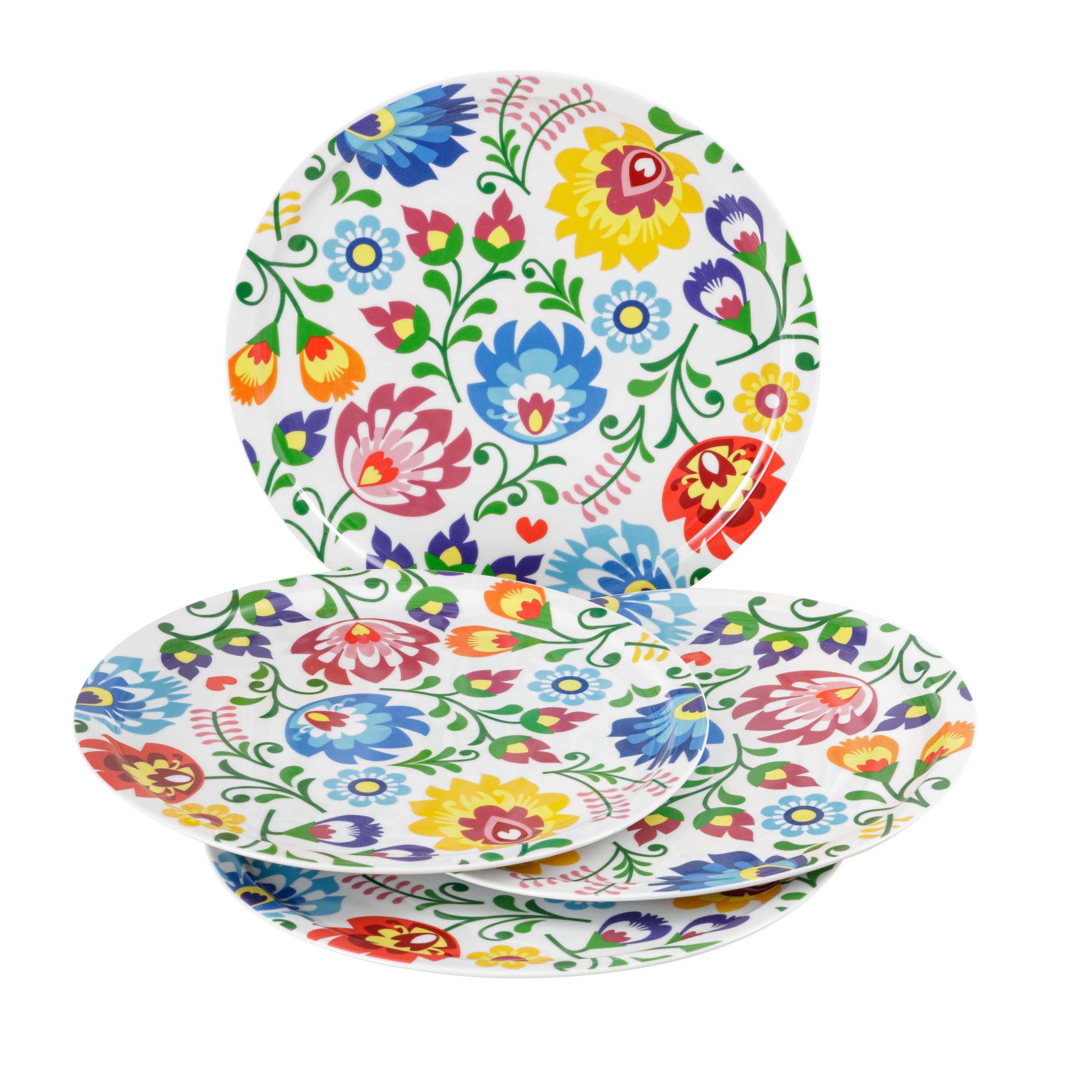 Beautyflier Set Di 4 Piattini In Ceramica A Forma Di Fiore Di Ciliegio – Per Salsa, Sushi, Antipasti, Colori Blu, Verde, Rosa, Bianco - 4