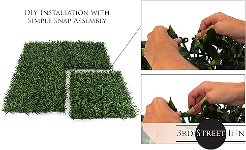 Miniatura 9 de 3rd Street Inn Panel de vegetación, pared de seto artificial, telón de fondo de pared de plantas falsas, pantalla de privacidad, paneles