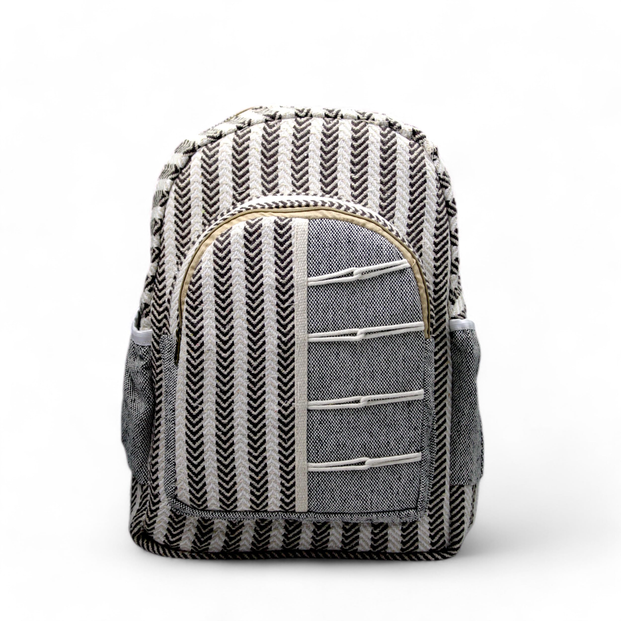 fibregold Pure Himalayan Large Hemp Backpack – Vegan & Fair Trade Festival Travel Backpack, Handmade iPad Bag – Eco-Friendly, Durable, Sustainable & Stylish-picture-18