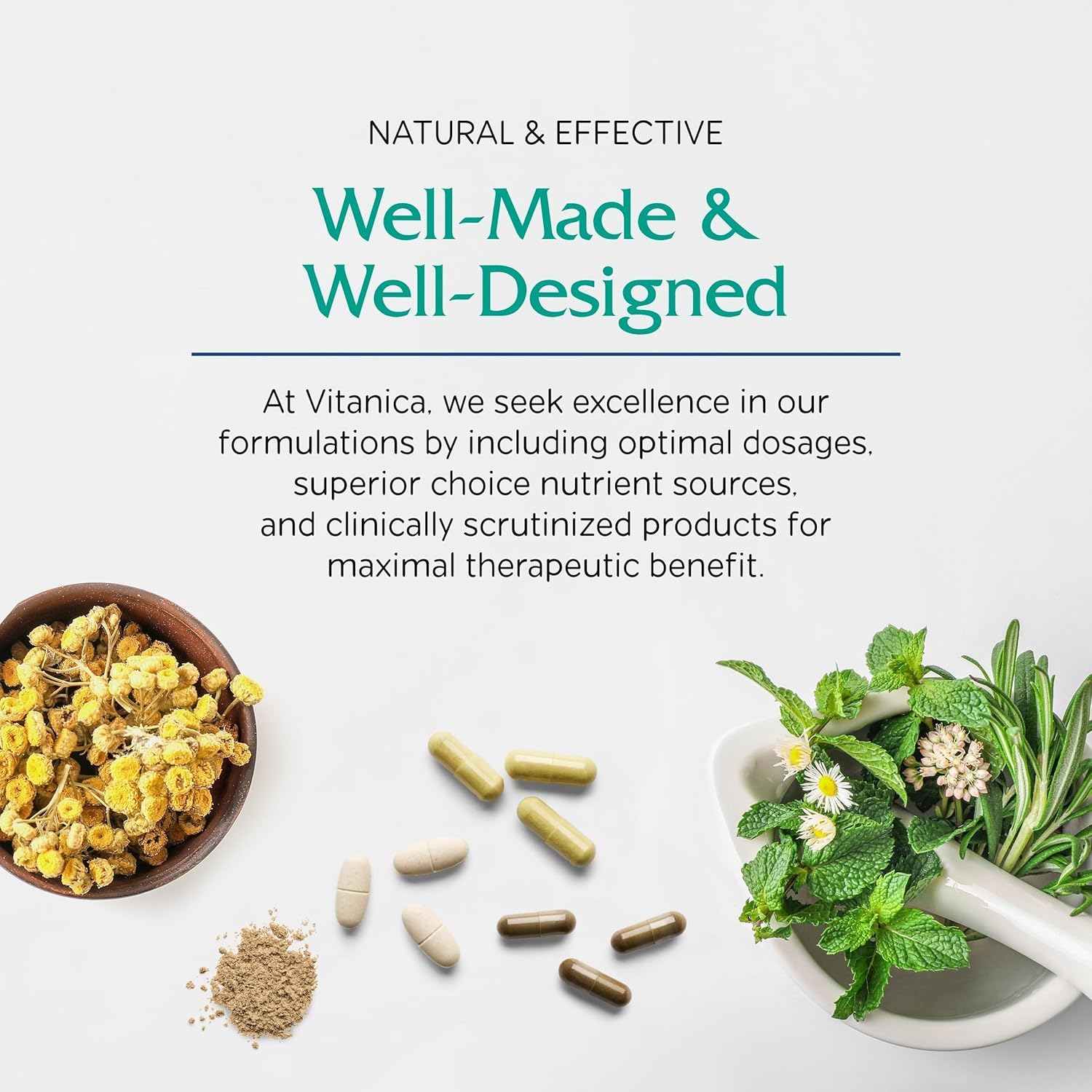 Vitanica Yeast Arrest, Homeopathic Vaginal Suppositories, for Yeast Infection Symptoms, Relieves Burning, Itching & Discharge, with Boric Acid, Tea Tree Oil & Probiotics, Vegan (Pro Logo, 14ct) - Image 5