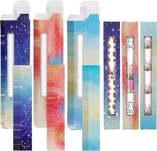 Juego de 60 cajas para bolígrafos epoxi y tarjetas de exhibición, compañero perfecto para bolígrafos con purpurina, suministros de fabricación de