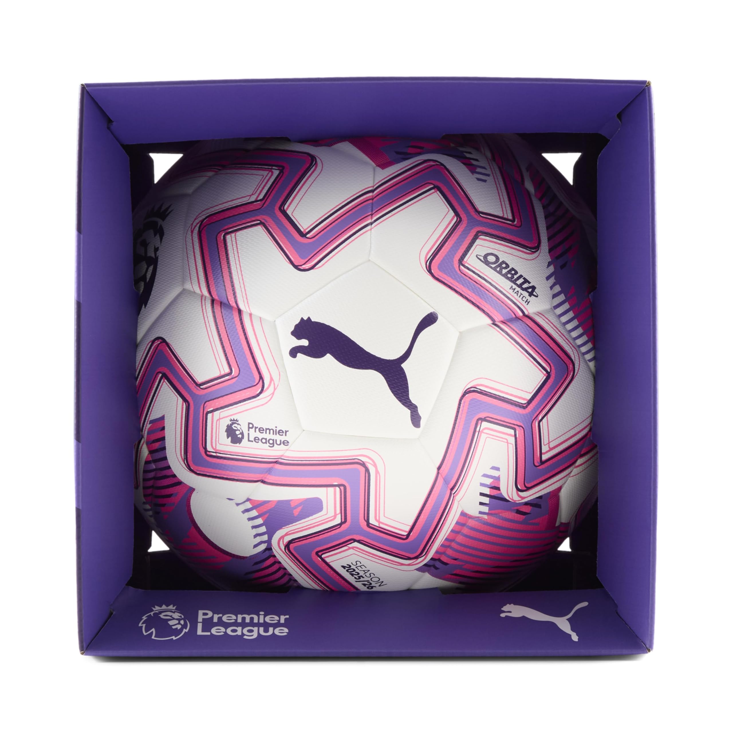 PUMA Orbita Cup PL Brilliance WP Unisex Yetişkin Antrenman Topu, PUMA White-multicolor, 5
