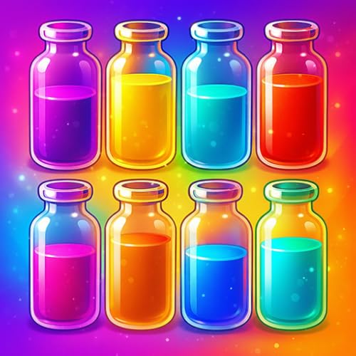 Water Sort Puzzle 3D: Magic Liquid Sorting & Color Bottle Mix Master Game for Fun Relaxing Brain Logic Challenges