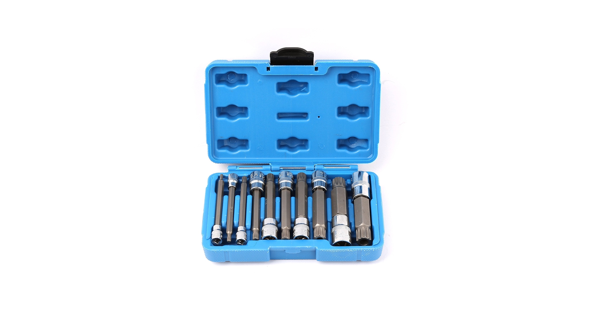 Amazon.com: 10Pcs XZN Triple Square Socket Kit Spline Socket Bit