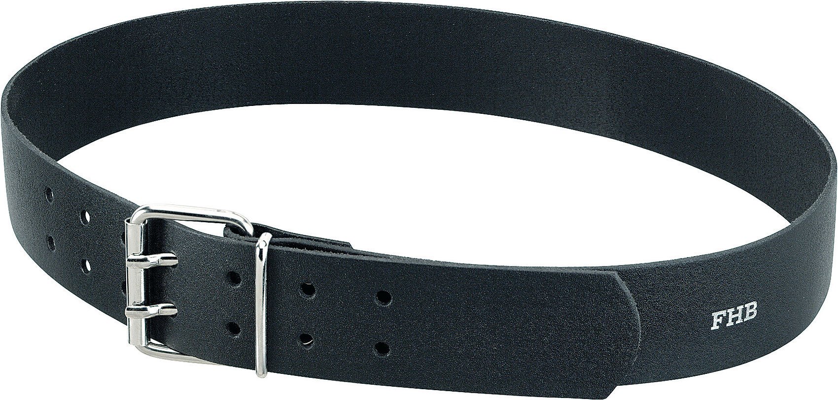 FHB Cinturón de piel 85001 Carsten con doble clavija