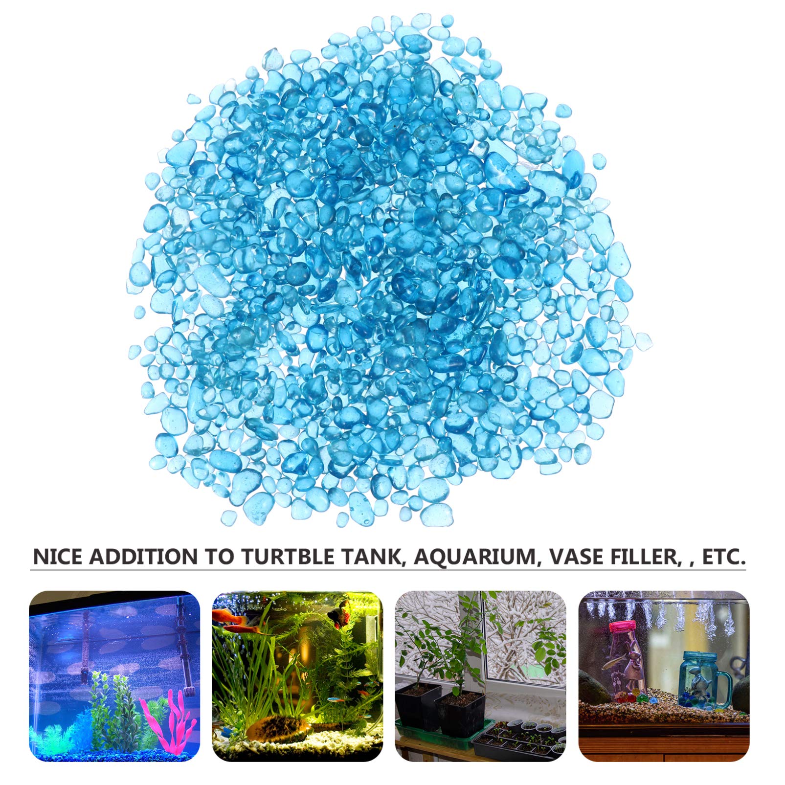 POPETPOP Gravier pour aquarium - Pierre décorative pour aquarium - Pierre de sable décorative