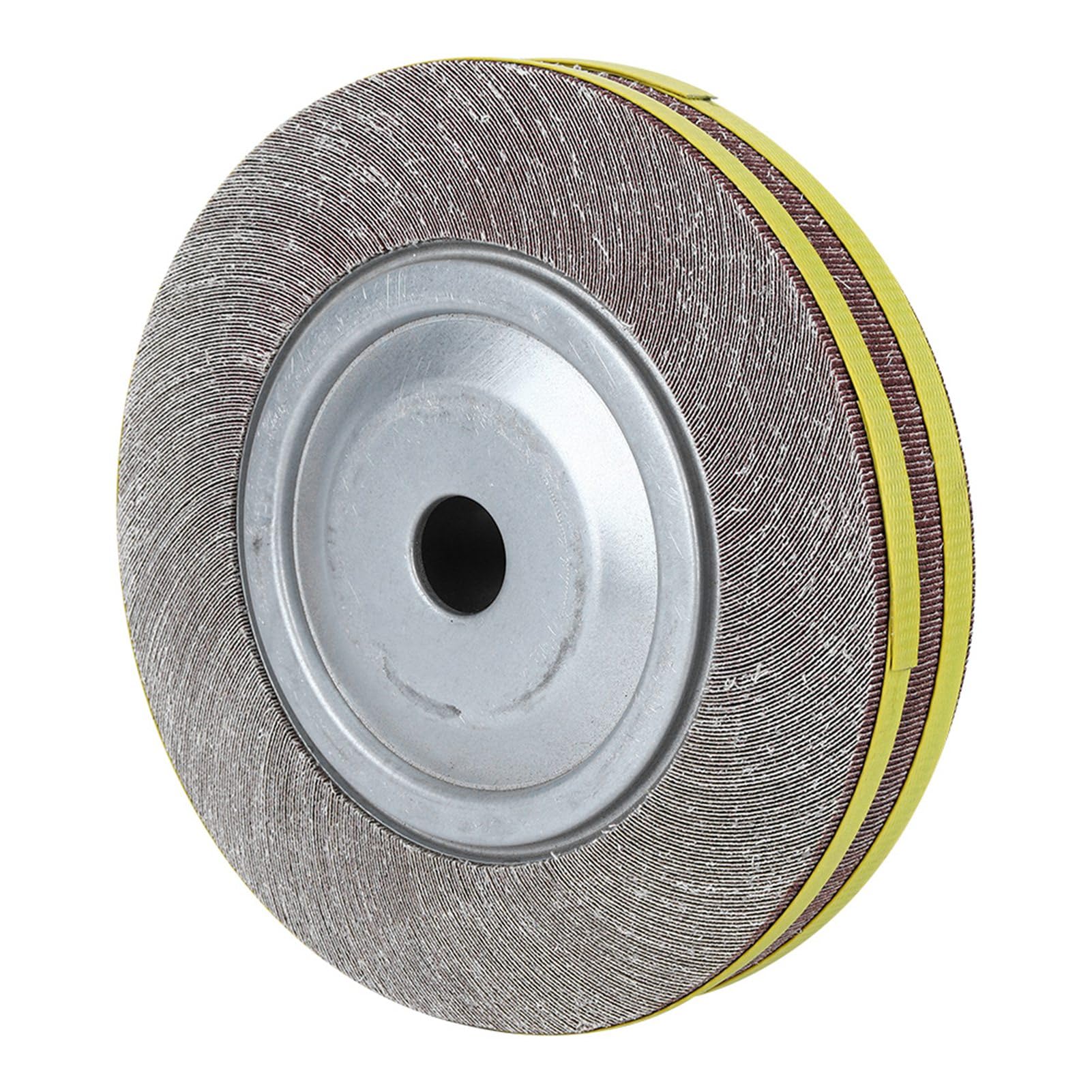 Cocoarm Mola Lucidante per Tubo in Acciaio Inossidabile Alesaggio 260 Mm 32 Mm Girante Materiale Taglio Rapido Elevata Efficienza di Lucidatura per la Finitura dei Metalli (80 maglie)