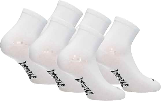 Slazenger Calzini Quarter Uomo – 6 Paia, Cotone Morbido E Soletta In Spugna